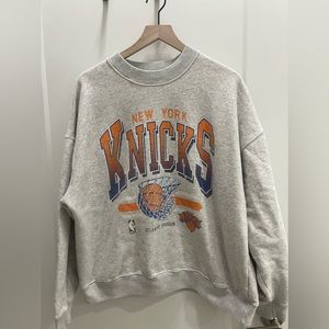 Abercrombie x NBA New York Knicks Basketball Crewneck Sweatshirt